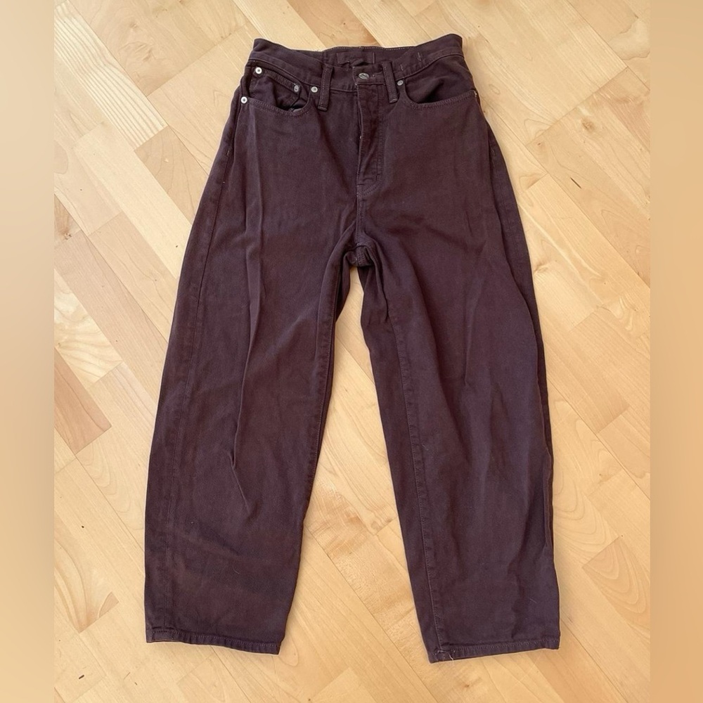Madewell Balloons Jeans 25 Dark Brown